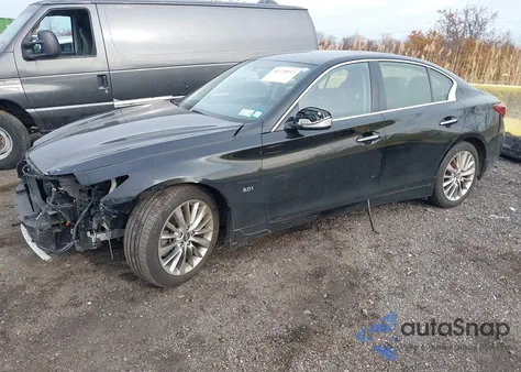 2019 Infiniti Q50 3.0T Luxe from USA, damaged, VIN JN1EV7AR3KM555696